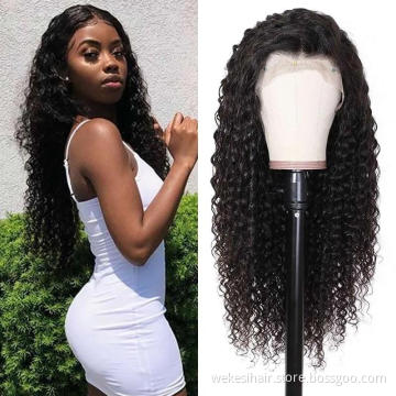 Drop Shipping Transparent 360 Lace Frontal Wig,Half Lace Frontal Wig Human Hair,Straight 13x6 Hd Frontal Wig